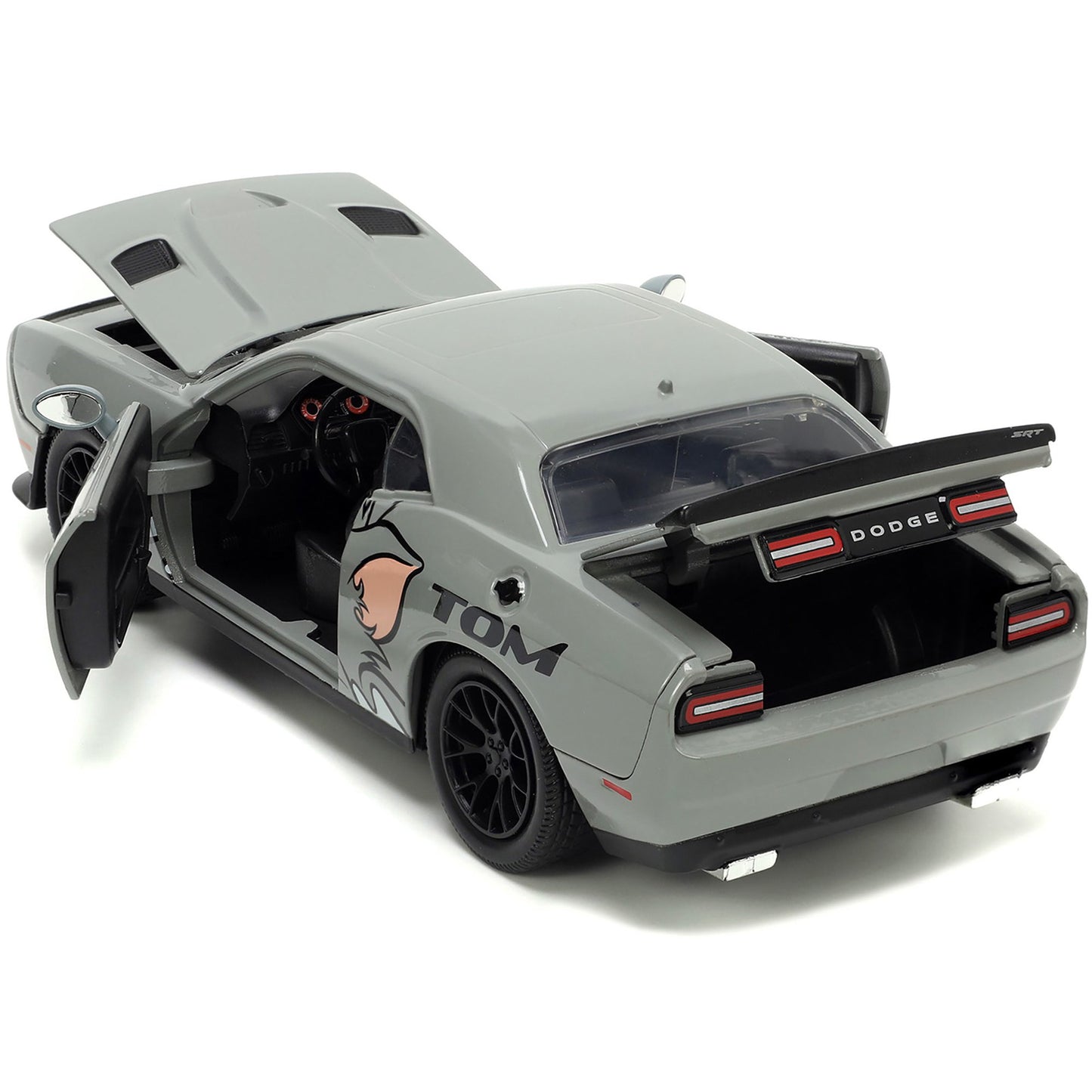 Jada Toys 1:24 Tom and Jerry 2015 Dodge Challenger Hellcat Diecast