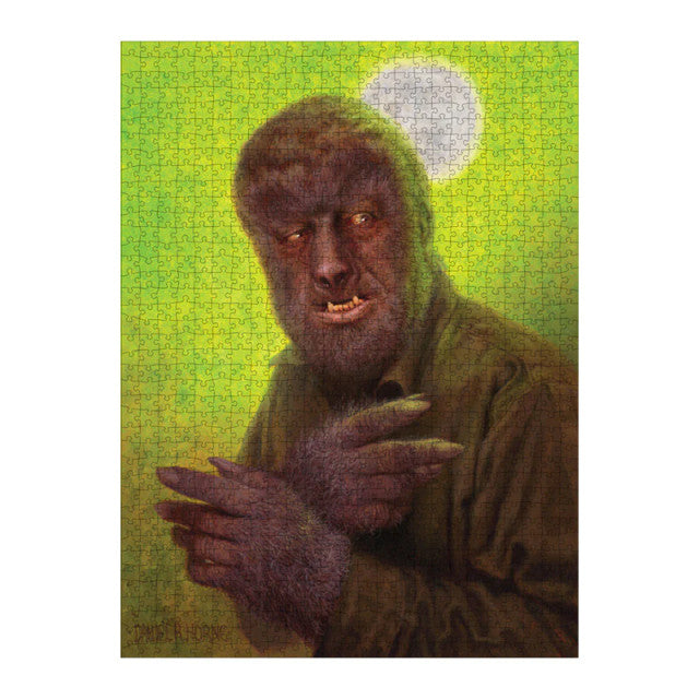 Trick Or Treat Studios Puzzle: Wolfman 1000 Piece Daniel Horne