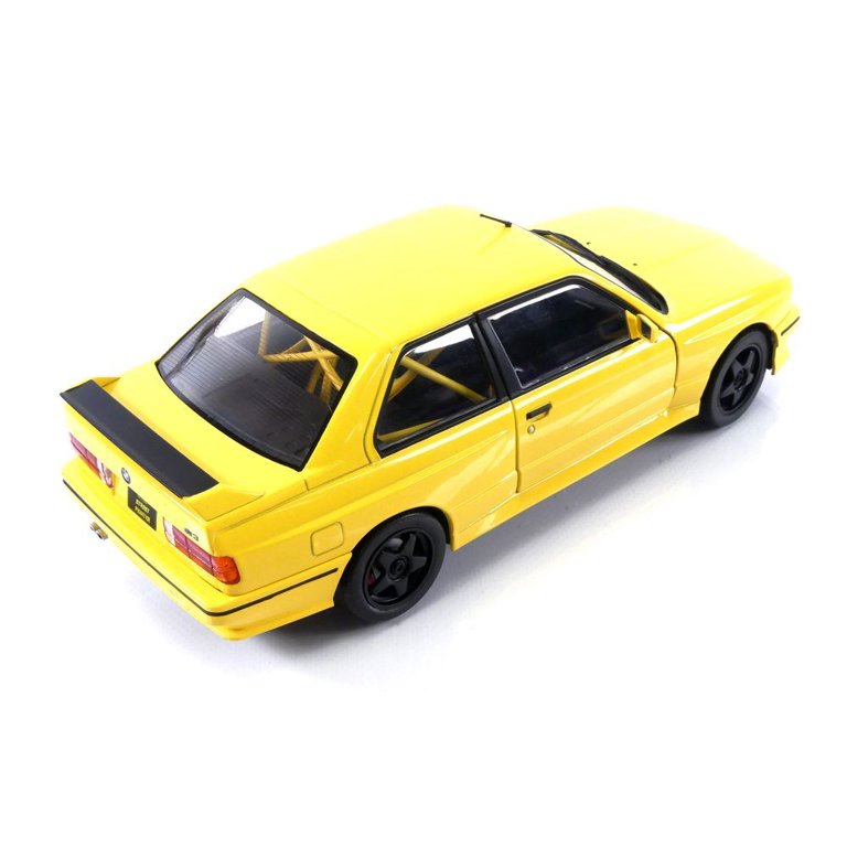 Solid 1:18 1990 BMW M3 E30  “STREET FIGHTER”DAKAR YELLOW S1801513