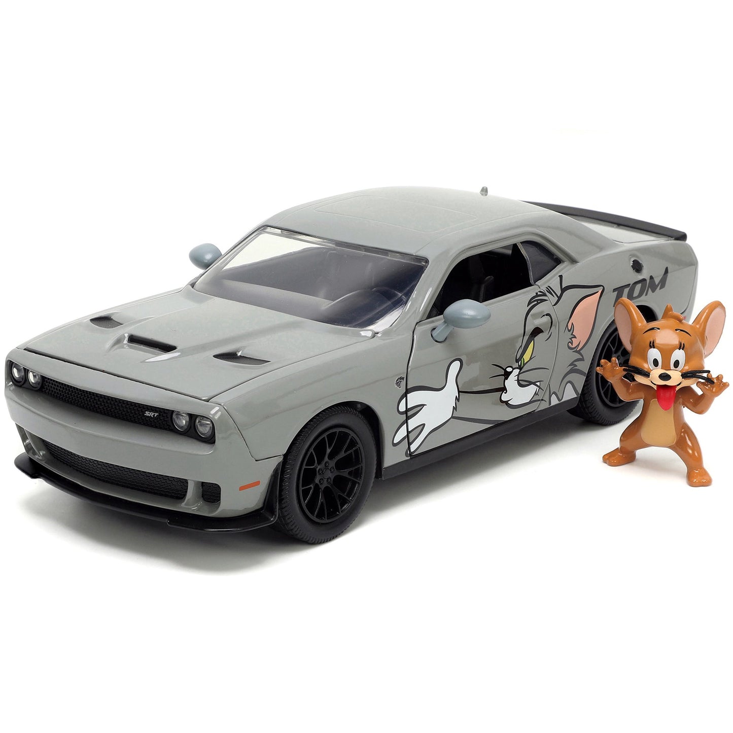 Jada Toys 1:24 Tom and Jerry 2015 Dodge Challenger Hellcat Diecast