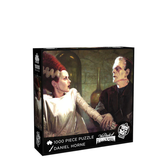 Trick or Treat Studios Frankenstein W/ Bride 1000 Piece Puzzle