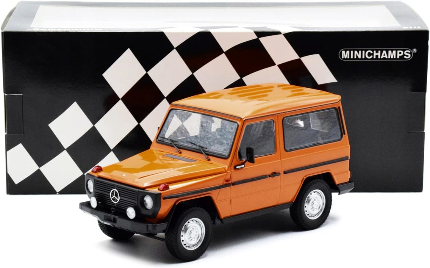 MINICHAMPS 1:18 - MERCEDES-BENZ G-MODEL SHORT W460 - 1980 - 155038000 - Orange