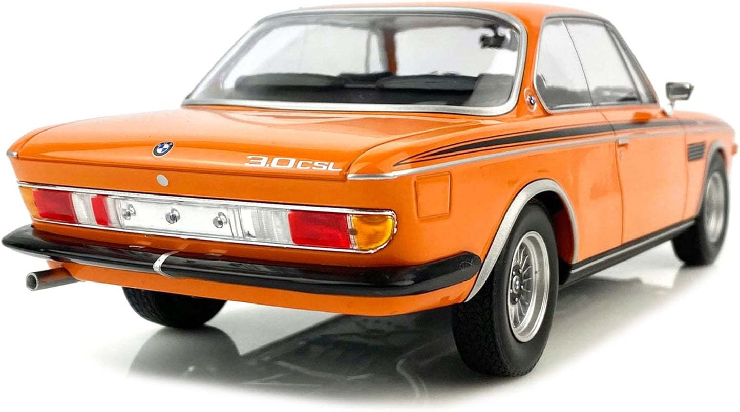 MINICHAMPS 1:18 1971 BMW 3.0 CSL ORANGE LTD ED 600 PCS 1/18 DIECAST MODEL 155028131