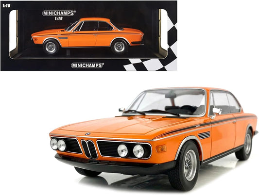 MINICHAMPS 1:18 1971 BMW 3.0 CSL ORANGE LTD ED 600 PCS 1/18 DIECAST MODEL 155028131