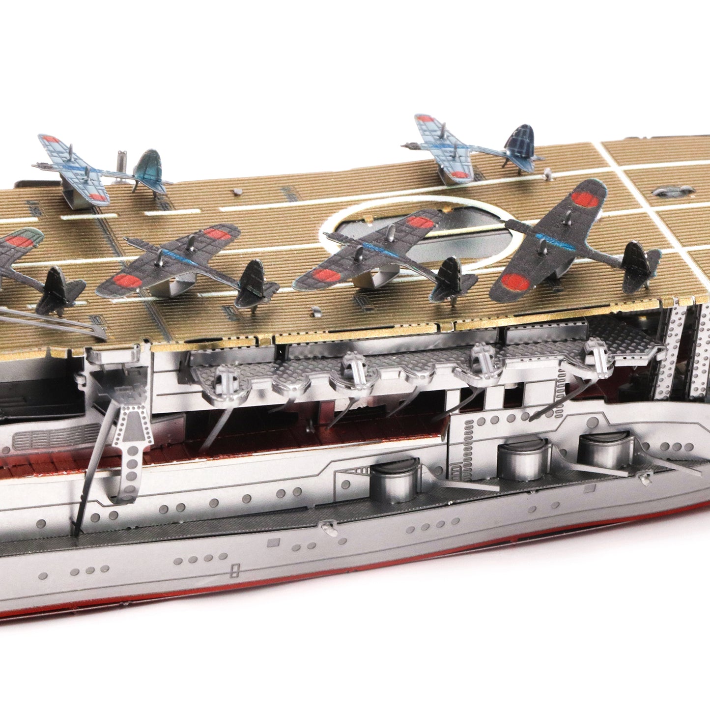 Piececool Akagi Aircraft Carrier Highly Detailed Metal Model Kit HP236-SY LEVEL 4 Difficulty