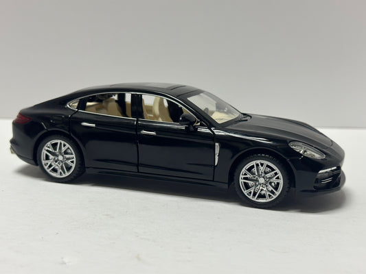 1:24 2020 Porsche Panamera Black Diecast With LED Lights