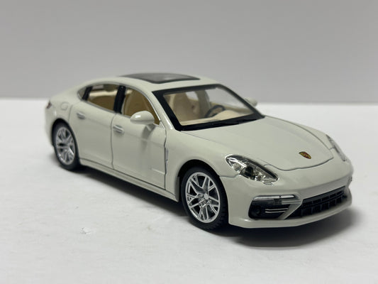 1:24 2020 Porsche Panamera White Diecast With LED Lights