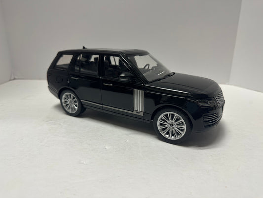 1:18 2020 Range Rover HSE With Headlight & Taillight LEDS Diecast Black