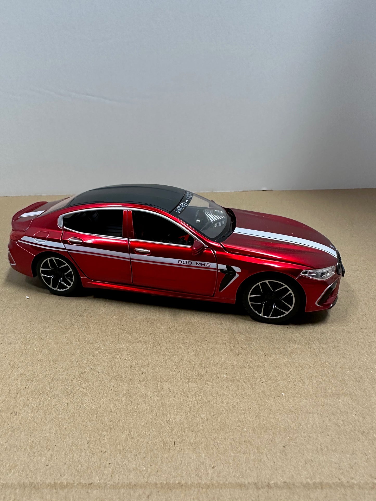 1:24 BMW M8 MH8 800 MANHART Gran Coupe Alloy Car Model Diecast