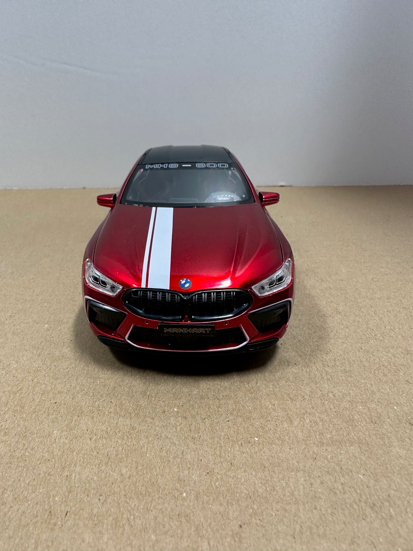 1:24 BMW M8 MH8 800 MANHART Gran Coupe Alloy Car Model Diecast