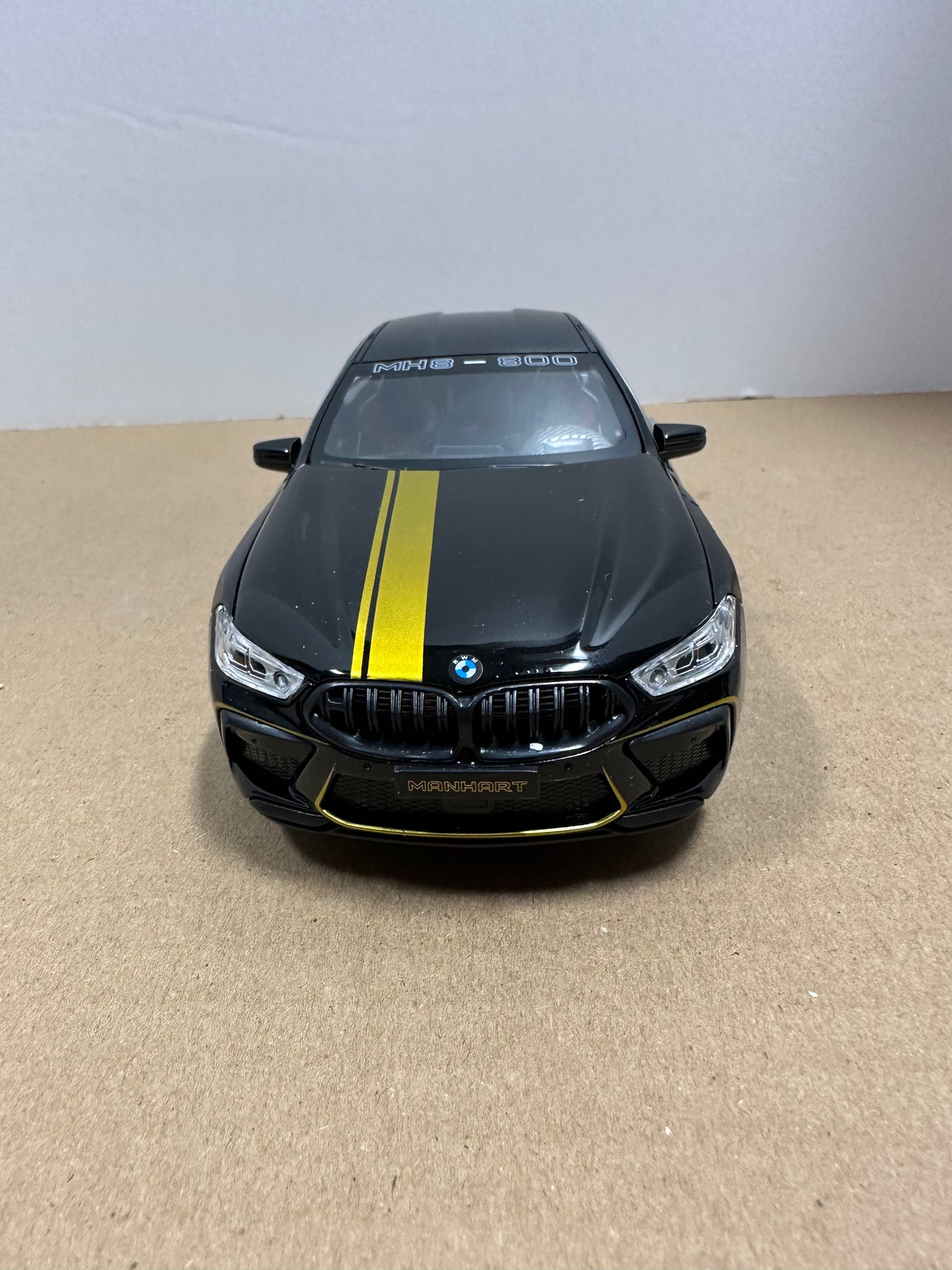 1:24 BMW M8 MH8 800 MANHART Gran Coupe Alloy Car Model Diecast