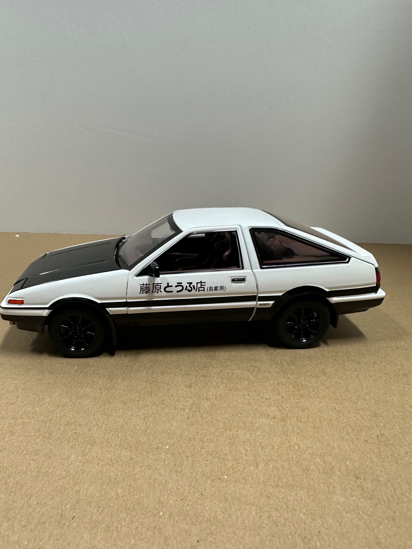 1:20 Toyota Initial D AE86 Metal Diecast Alloy headlight taillight