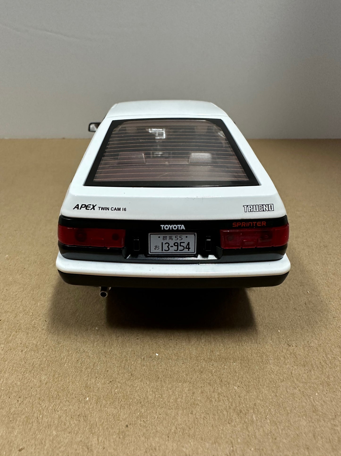 1:20 Toyota Initial D AE86 Metal Diecast Alloy headlight taillight