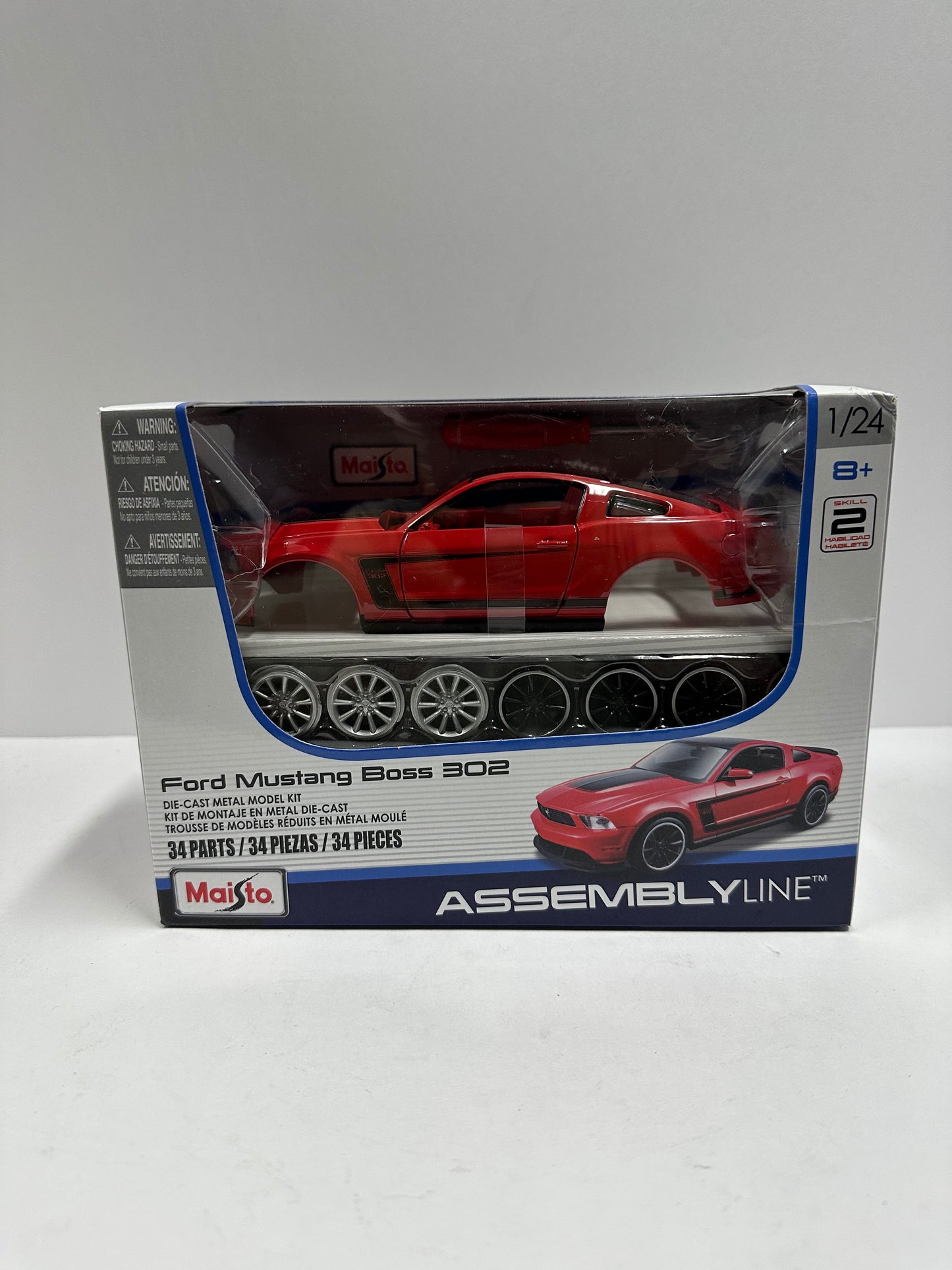 Maisto 1:24 Ford Mustang Boss 302 Assembly Line Diecast