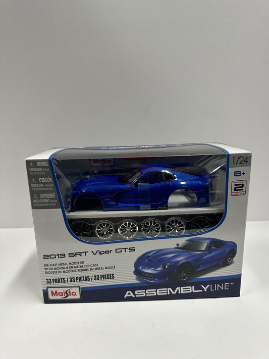 Maisto 1:24 Assembly Line 2013 Dodge Viper GTS SRT Diecast