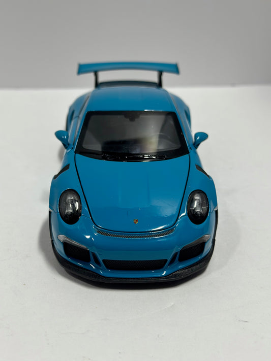 Welly 1:24 Porsche 911 GT3RS Diecast Blue