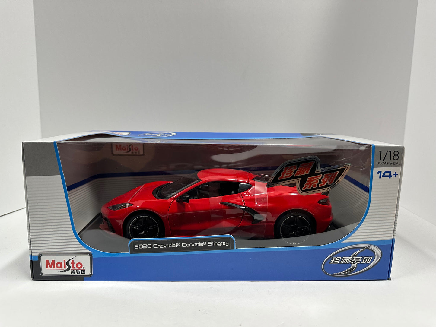 Maisto 1:18 2020 Chevrolet Corvette Stingray Red Diecast