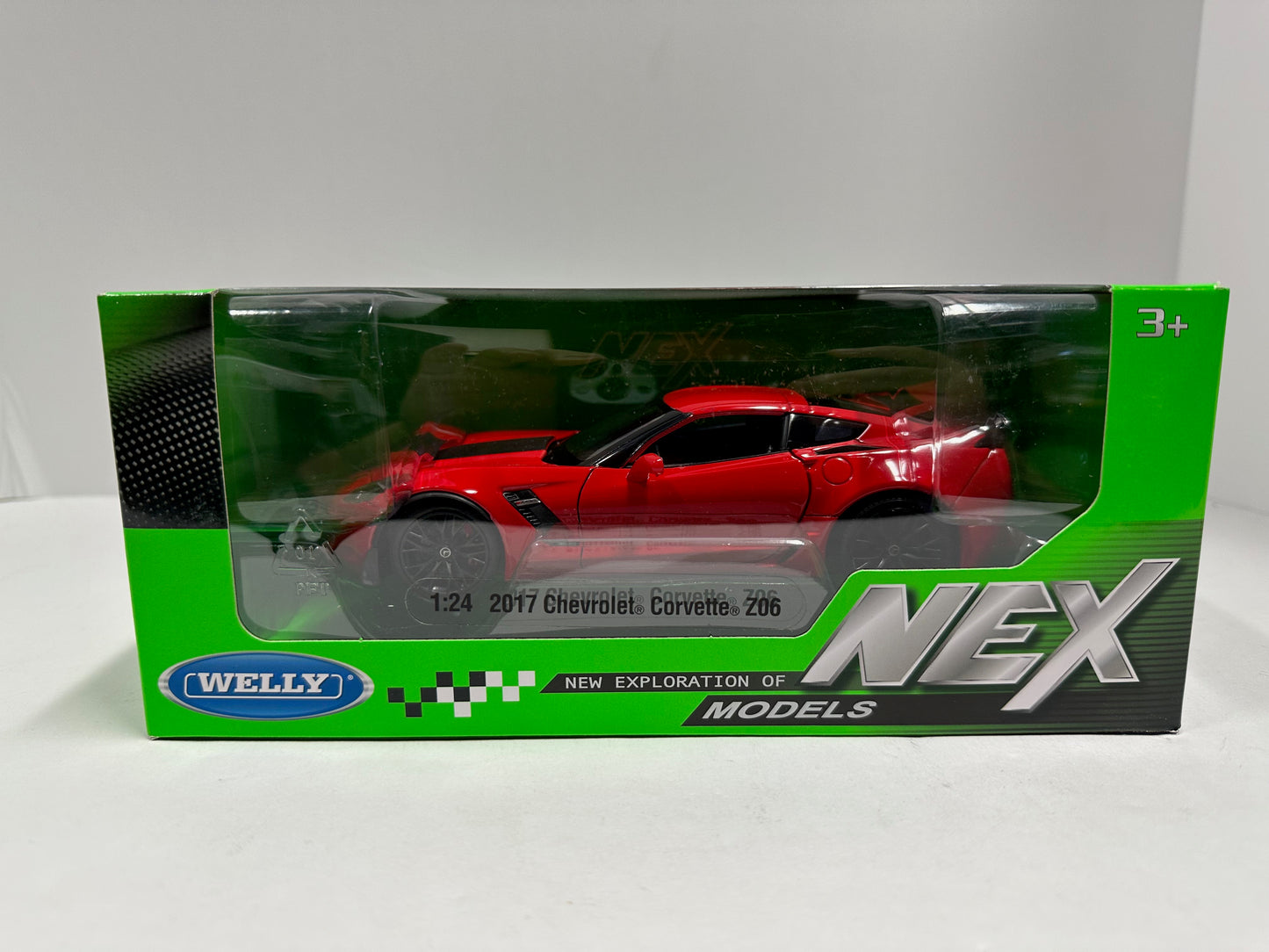 Welly 1:24 2017 Chevrolet Corvette Stingray Red Diecast