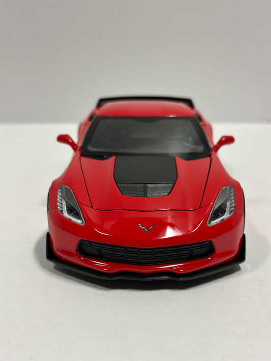 Welly 1:24 2017 Chevrolet Corvette Stingray Red Diecast