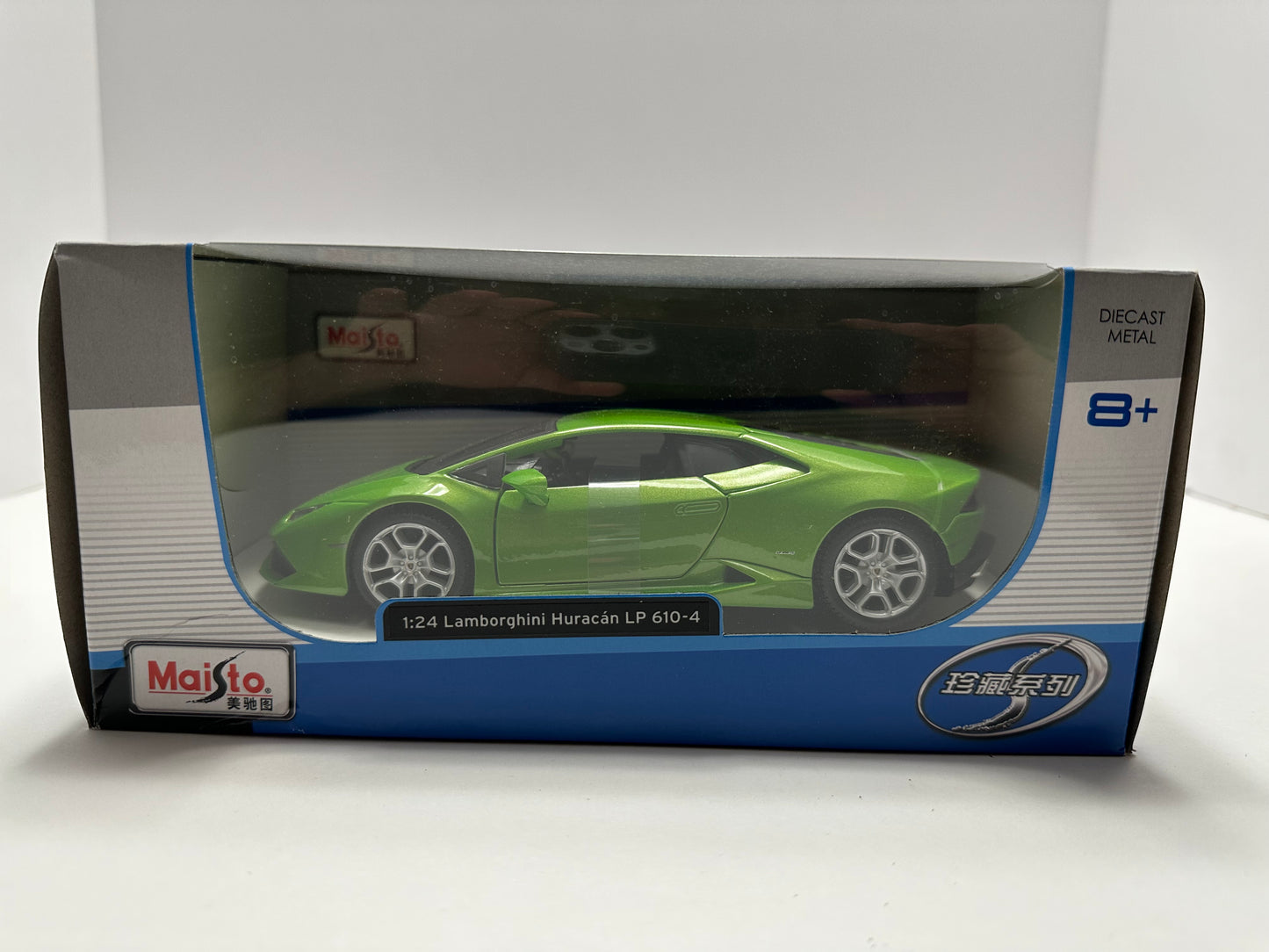 Maisto 1:24 2014 Lamborghini Huracan Green LP 610-4 Diecast Green