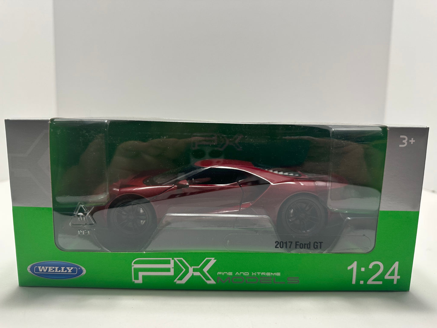 Welly 1:24 2017 Ford GT Diecast Burgundy