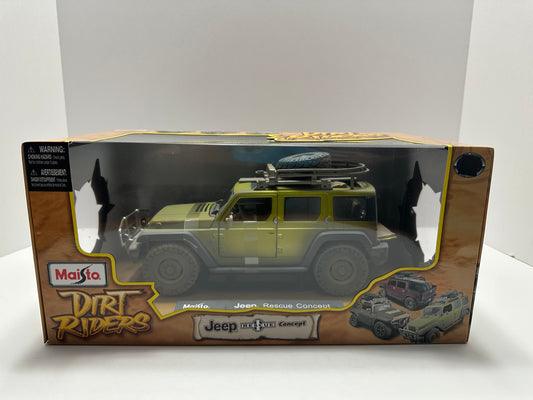 Maisto 1:18 Jeep Rescue Concept Very Rare Diecast