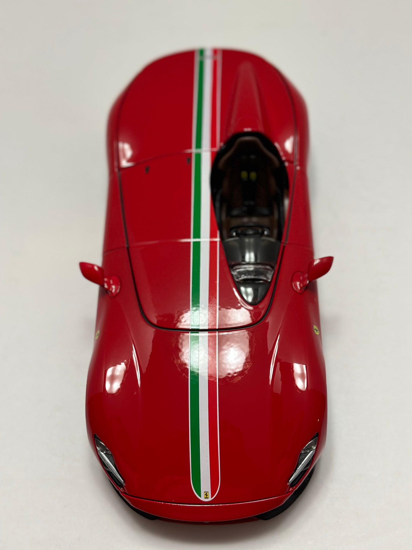 BBURAGO SIGNATURE SERIES FERRARI MONZA SP1 1:18 DIECAST MODEL CAR RED 18-16909