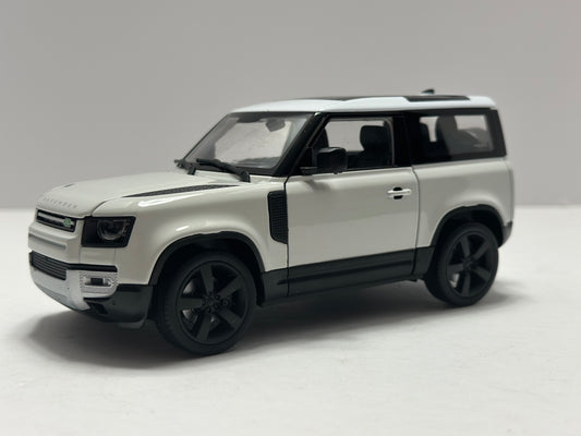 Welly 1:24 2020 LAND ROVER DEFENDER CREAM WHITE DIECAST