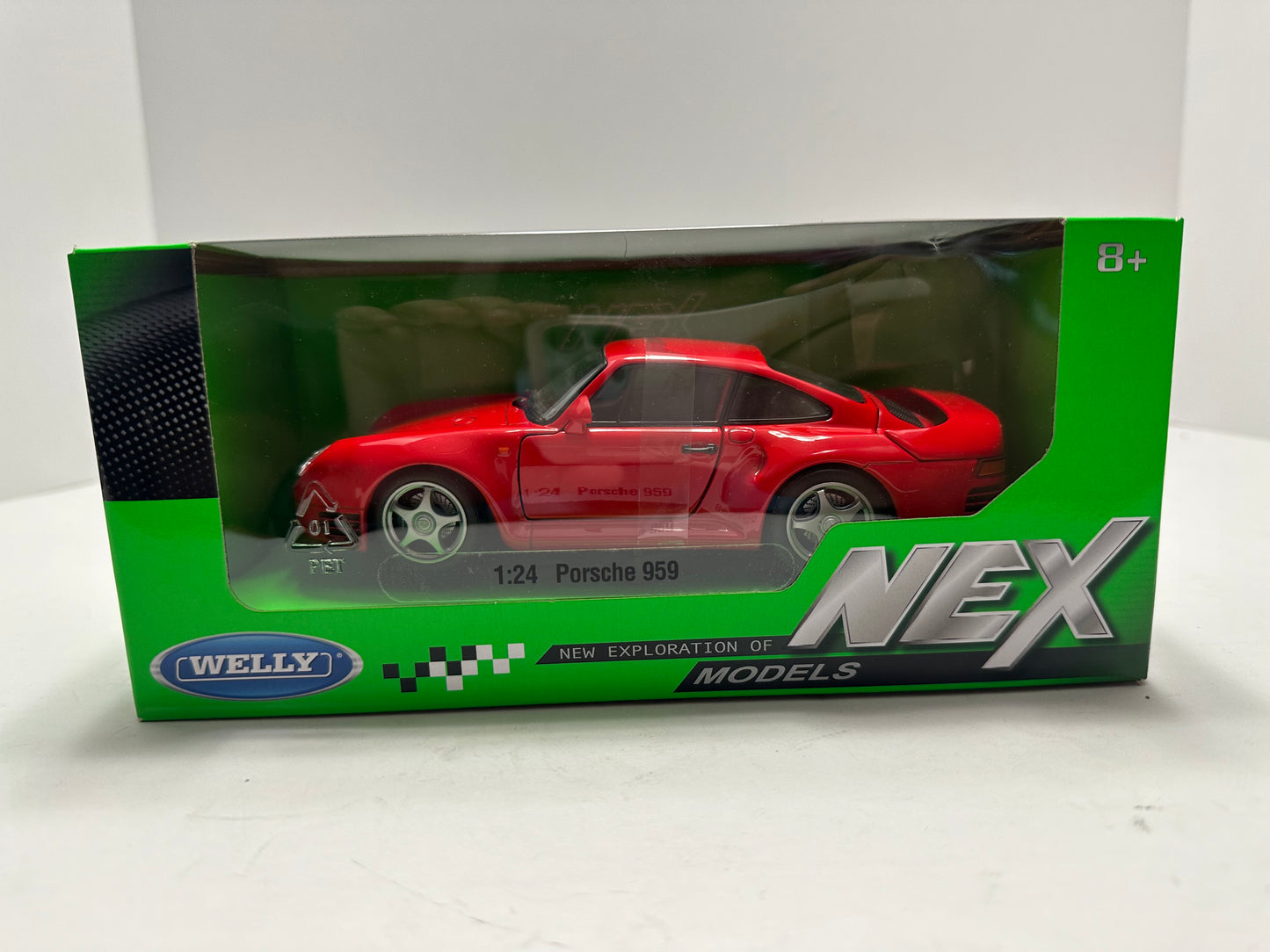 Welly 1:24 1986 Porsche 959 Diecast Red