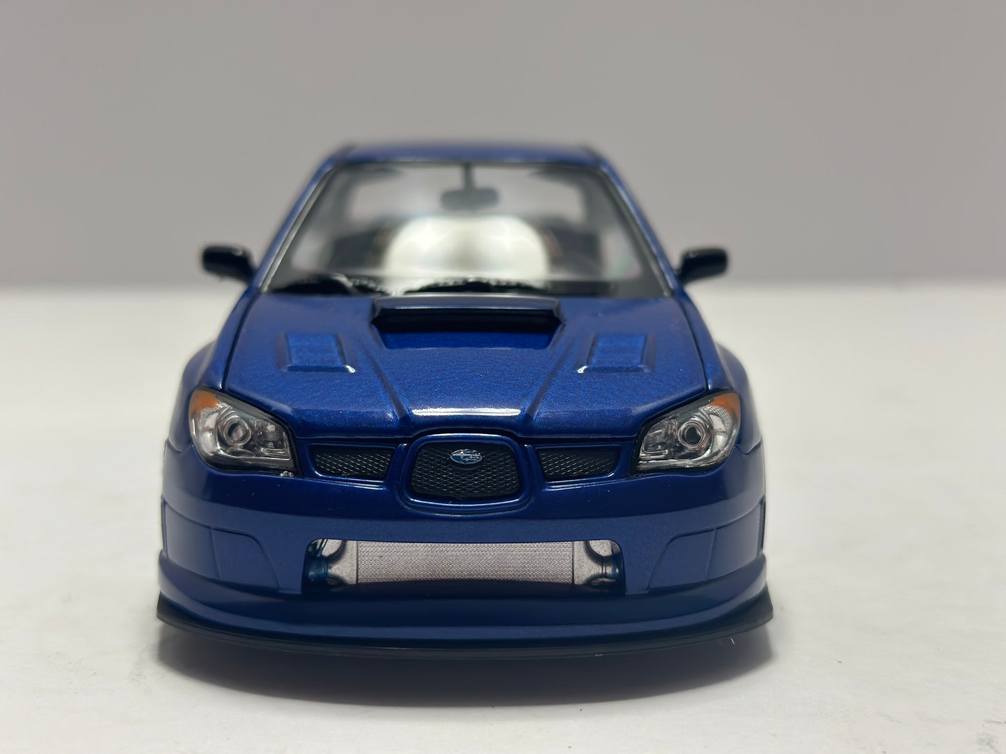 Welly 1:24 Subaru Impreza WRX STi GD Blue Diecast