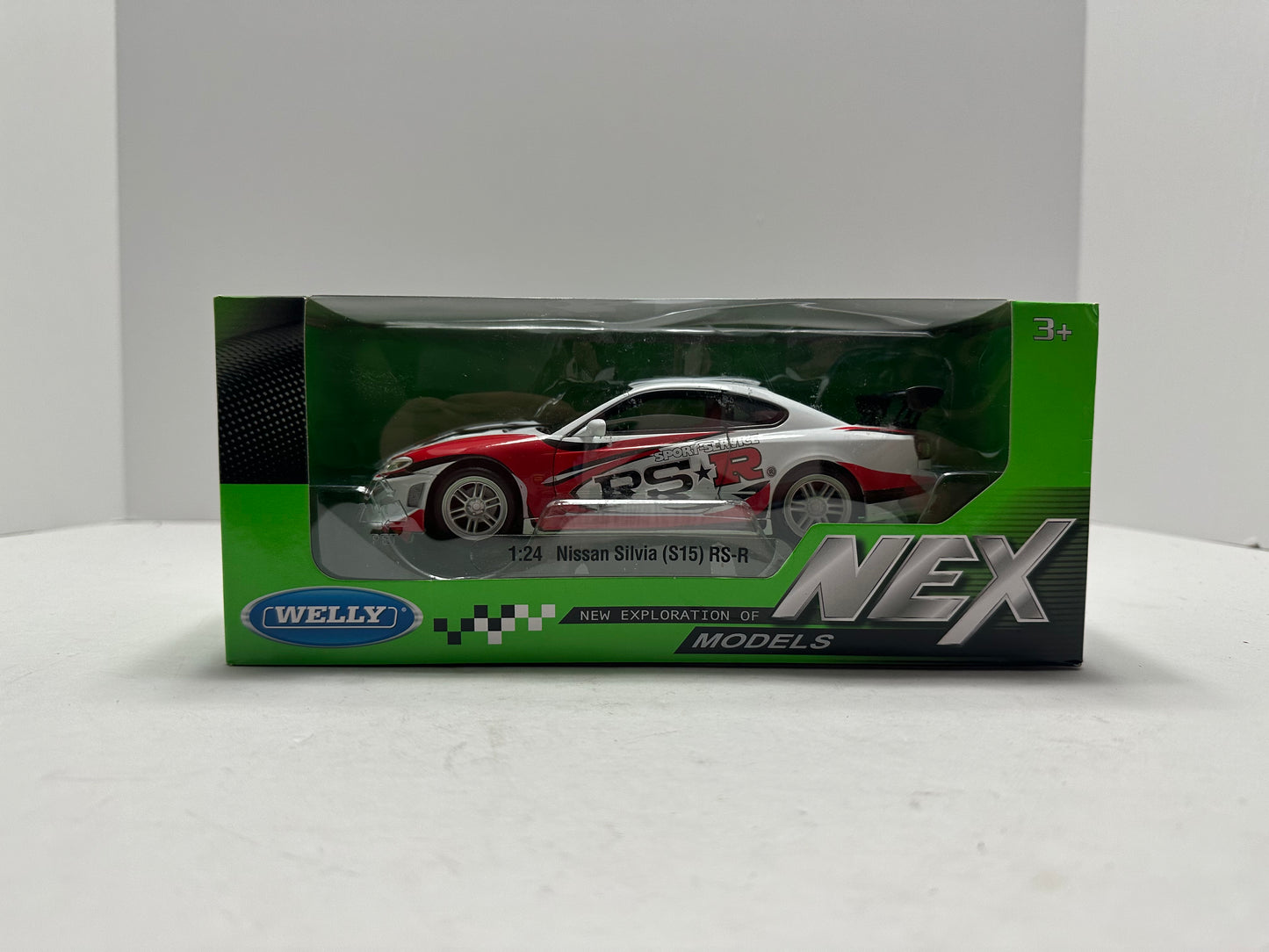 WELLY 1:24 NISSAN SILVIA S-15 RS-R WHITE Diecast