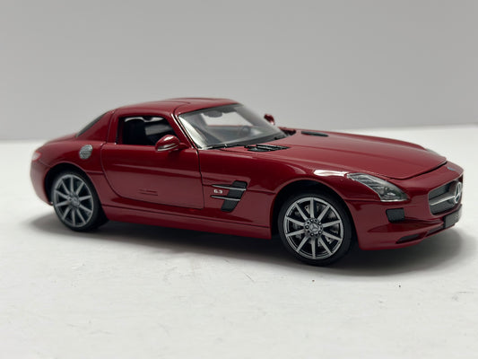 Welly 1:24 Mercedes-benz SLS AMG RED DIECAST