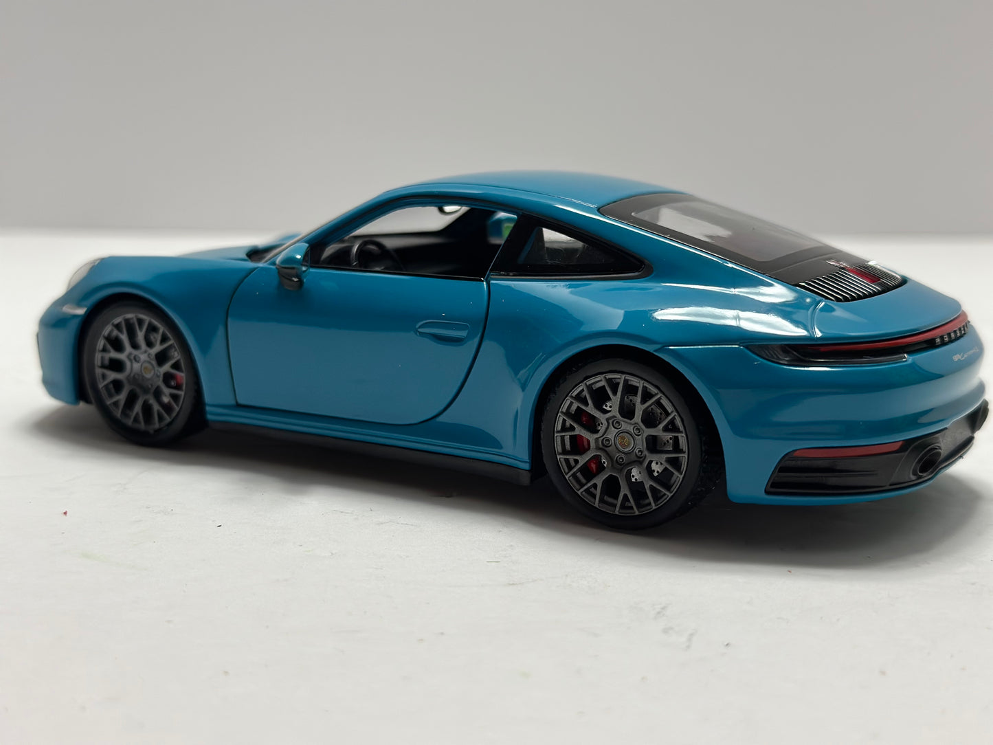 Welly 1:24 2020 Porsche 911 Carrera 4S Alloy Sports Car Model Diecast Blue