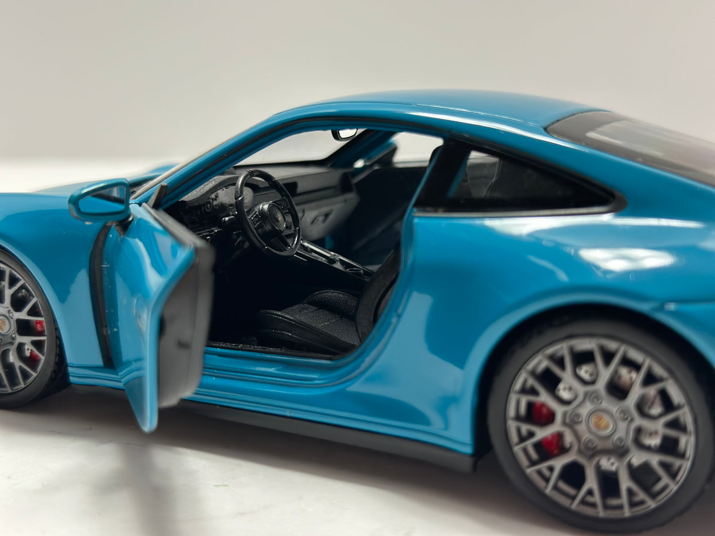 Welly 1:24 2020 Porsche 911 Carrera 4S Alloy Sports Car Model Diecast Blue