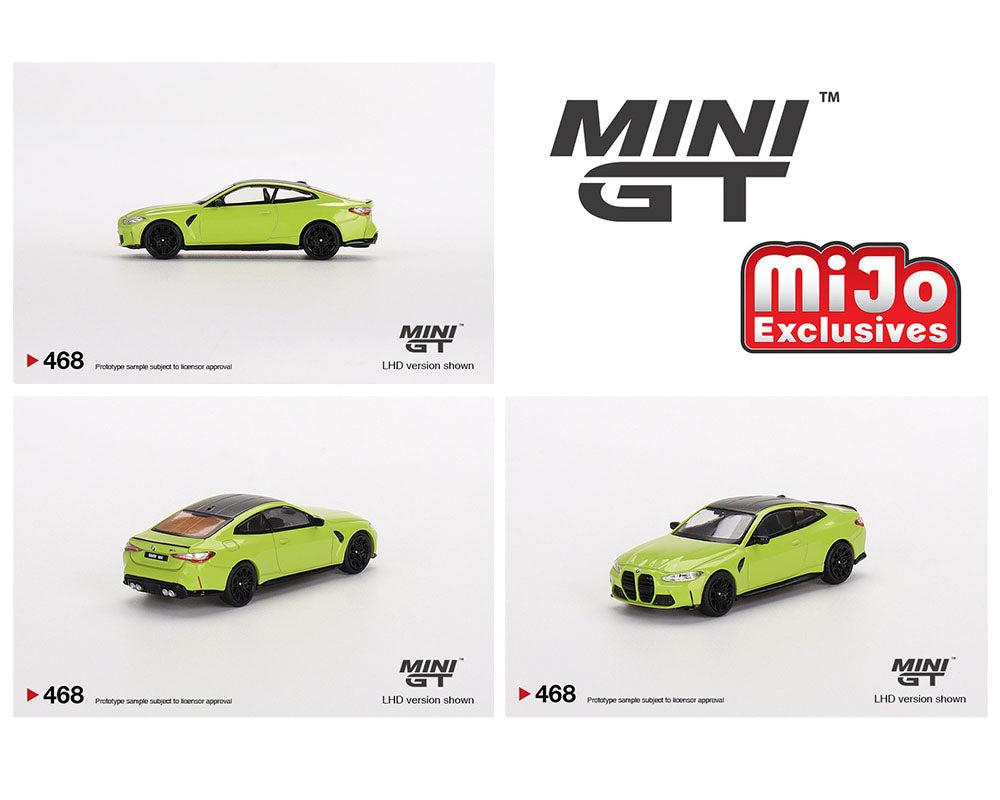 Mini GT 1:64 BMW M4 Competition G82 Yellow MGT00468