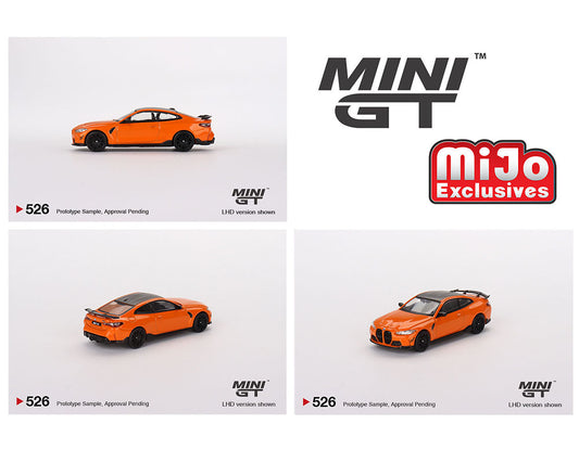 Mini GT 1:64 BMW M4 M-Performance (G82) – Fire Orange – Mijo Exclusives