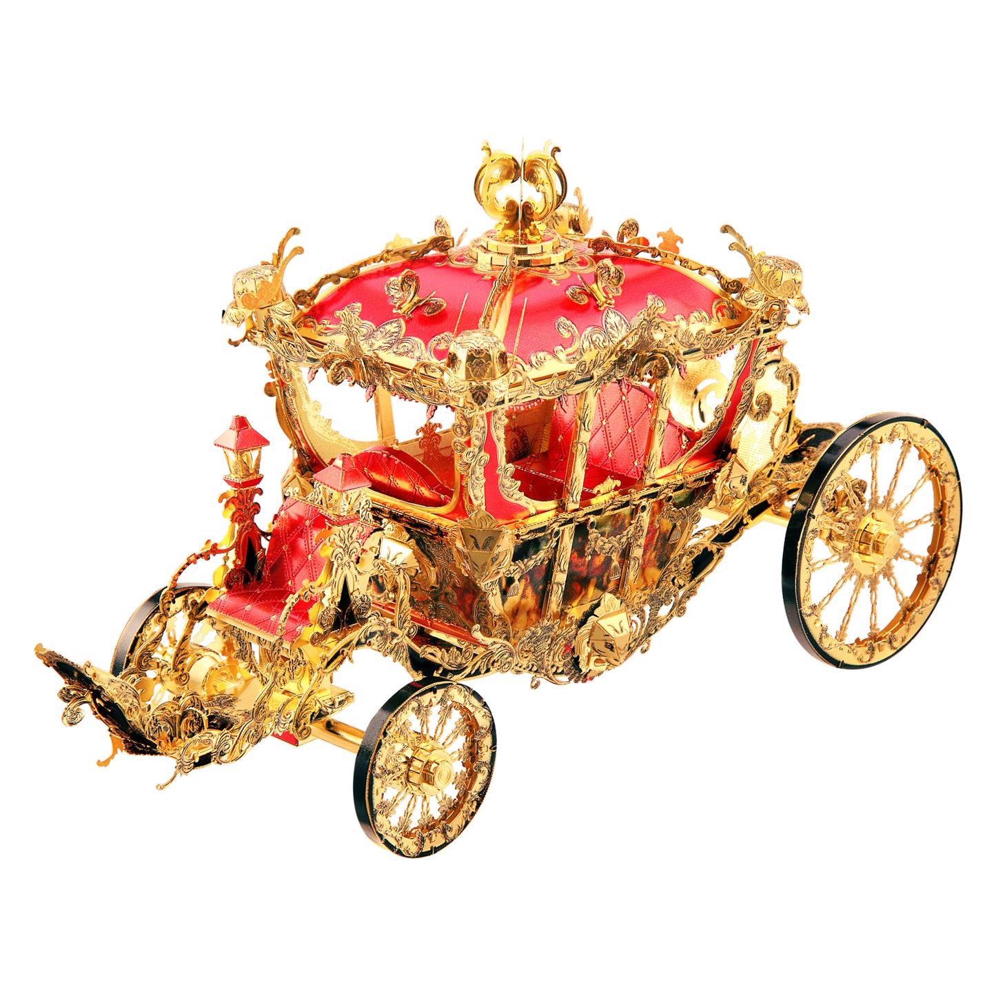 Piececool Princeess's Carriage Highly Detailed Metal Model 3D Puzzle HP122-GR LEVEL 5 Difficulty