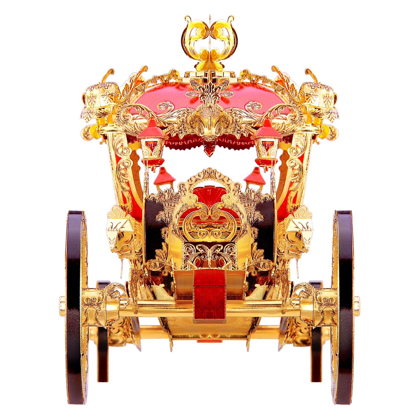 Piececool Princeess's Carriage Highly Detailed Metal Model 3D Puzzle HP122-GR LEVEL 5 Difficulty