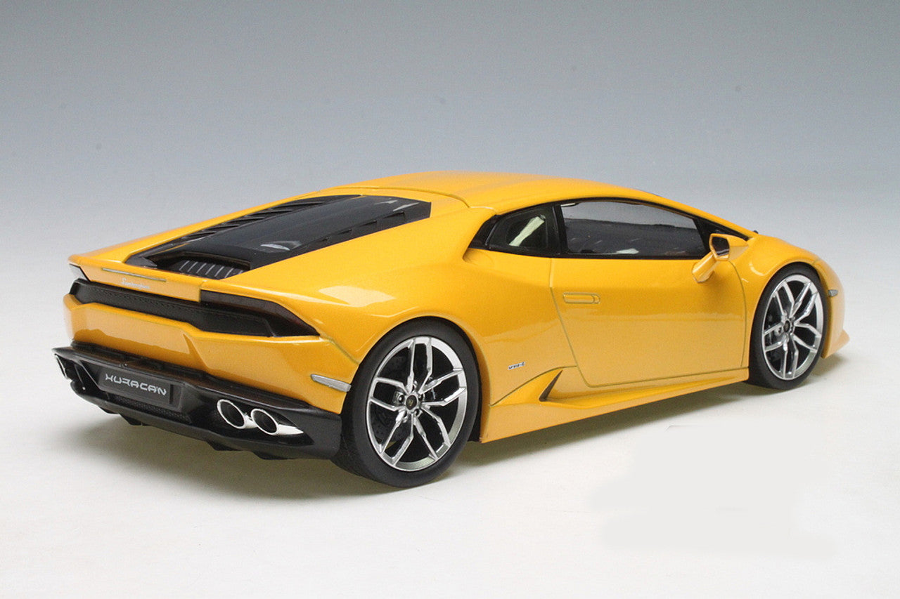 KYOSHO 1:18 LAMBORGHINI HURACAN LP 610-4 MODEL CAR YELLOW PEARL C09511Y