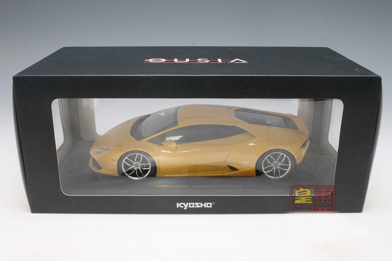 KYOSHO 1:18 LAMBORGHINI HURACAN LP 610-4 MODEL CAR YELLOW PEARL C09511Y