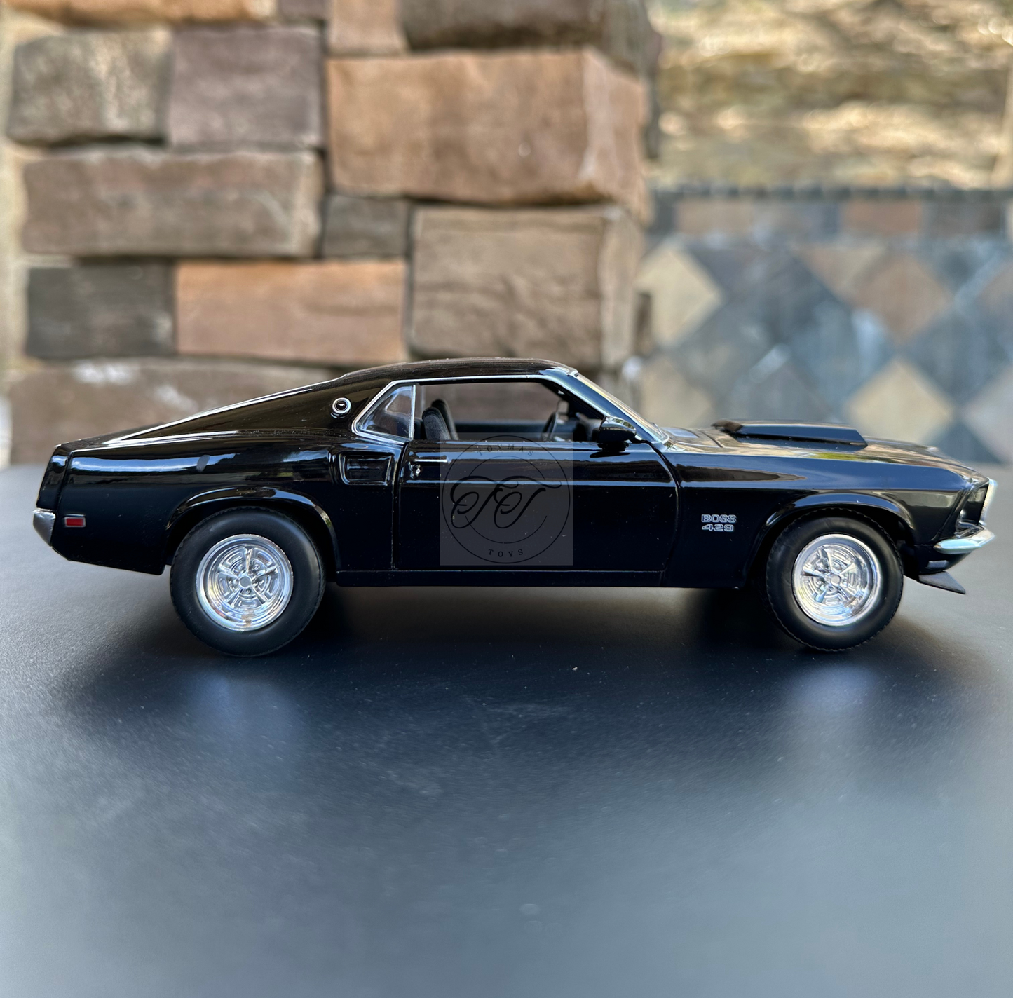 WELLY 1:24 SCALE 1969 FORD MUSTANG BOSS 429 BLACK