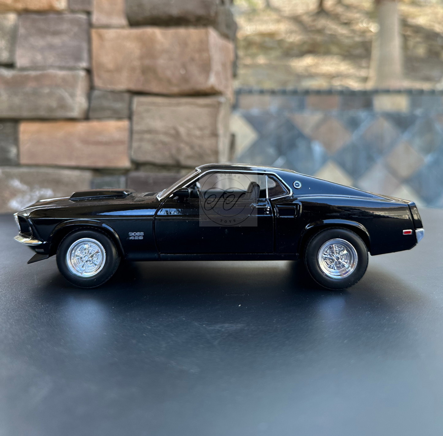 WELLY 1:24 SCALE 1969 FORD MUSTANG BOSS 429 BLACK