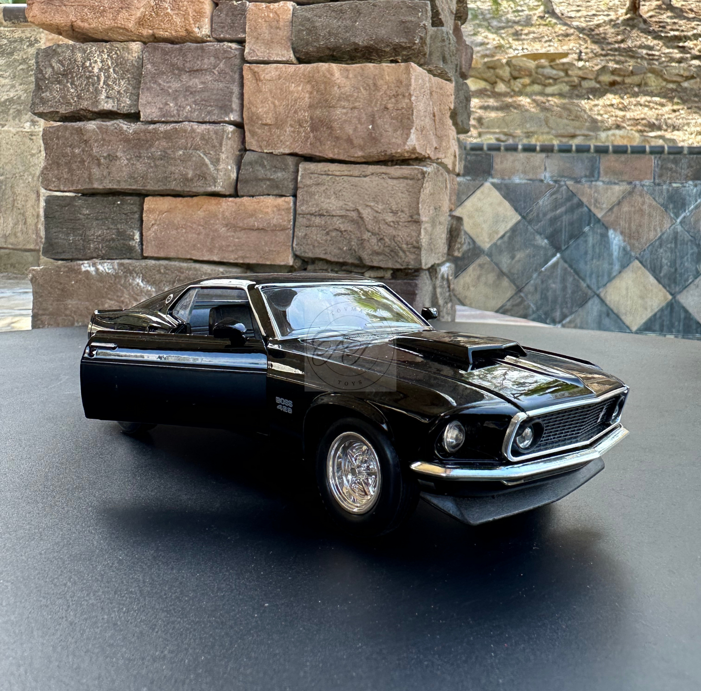 WELLY 1:24 SCALE 1969 FORD MUSTANG BOSS 429 BLACK