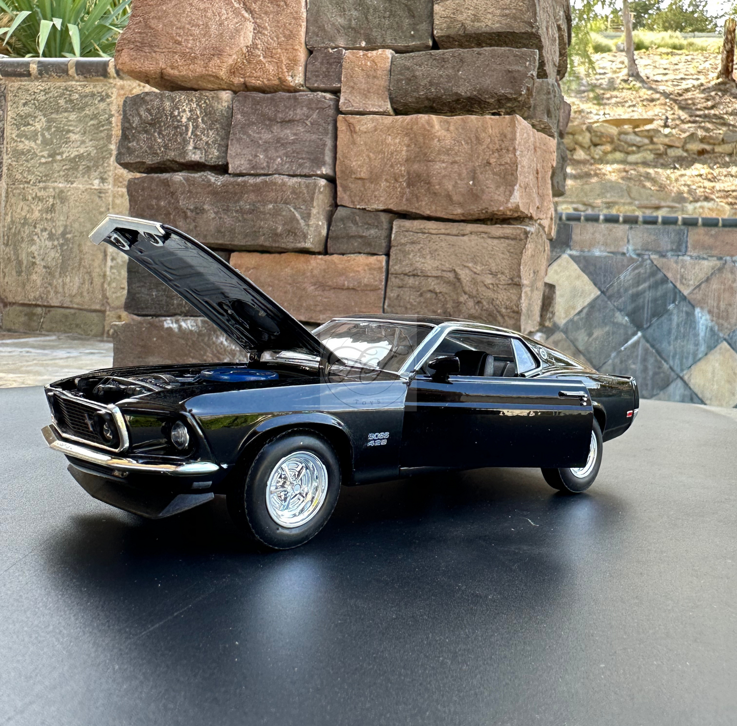 WELLY 1:24 SCALE 1969 FORD MUSTANG BOSS 429 BLACK