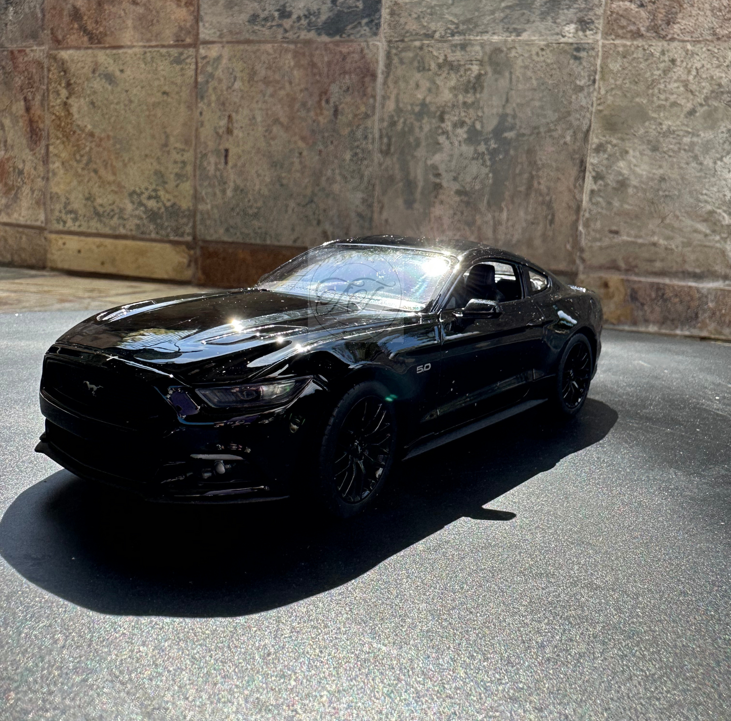 WELLY 1:24 SCALE 2015 FORD MUSTANG GT BLACK