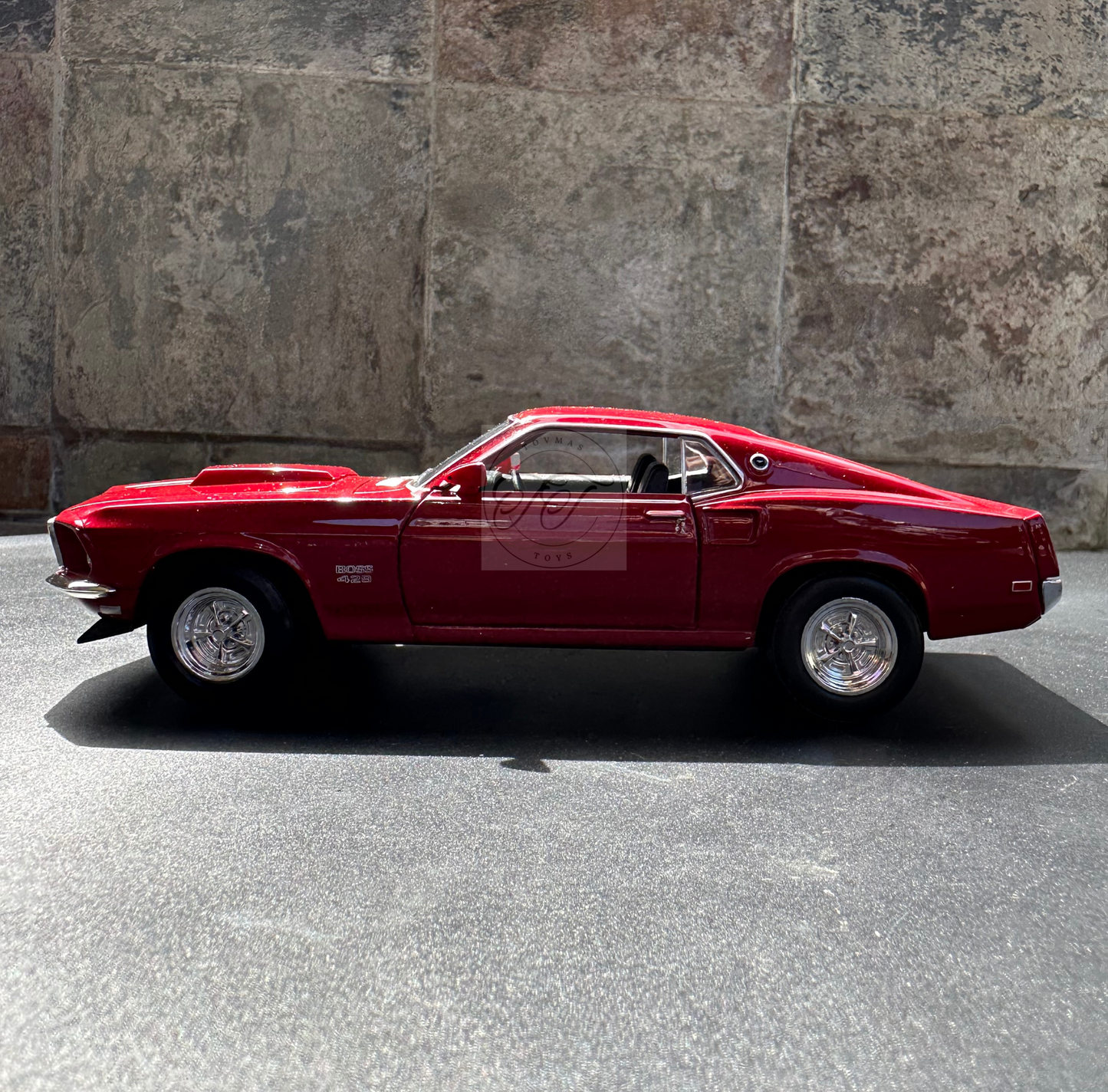 WELLY 1:24 SCALE 1969 FORD MUSTANG BOSS 429 RED