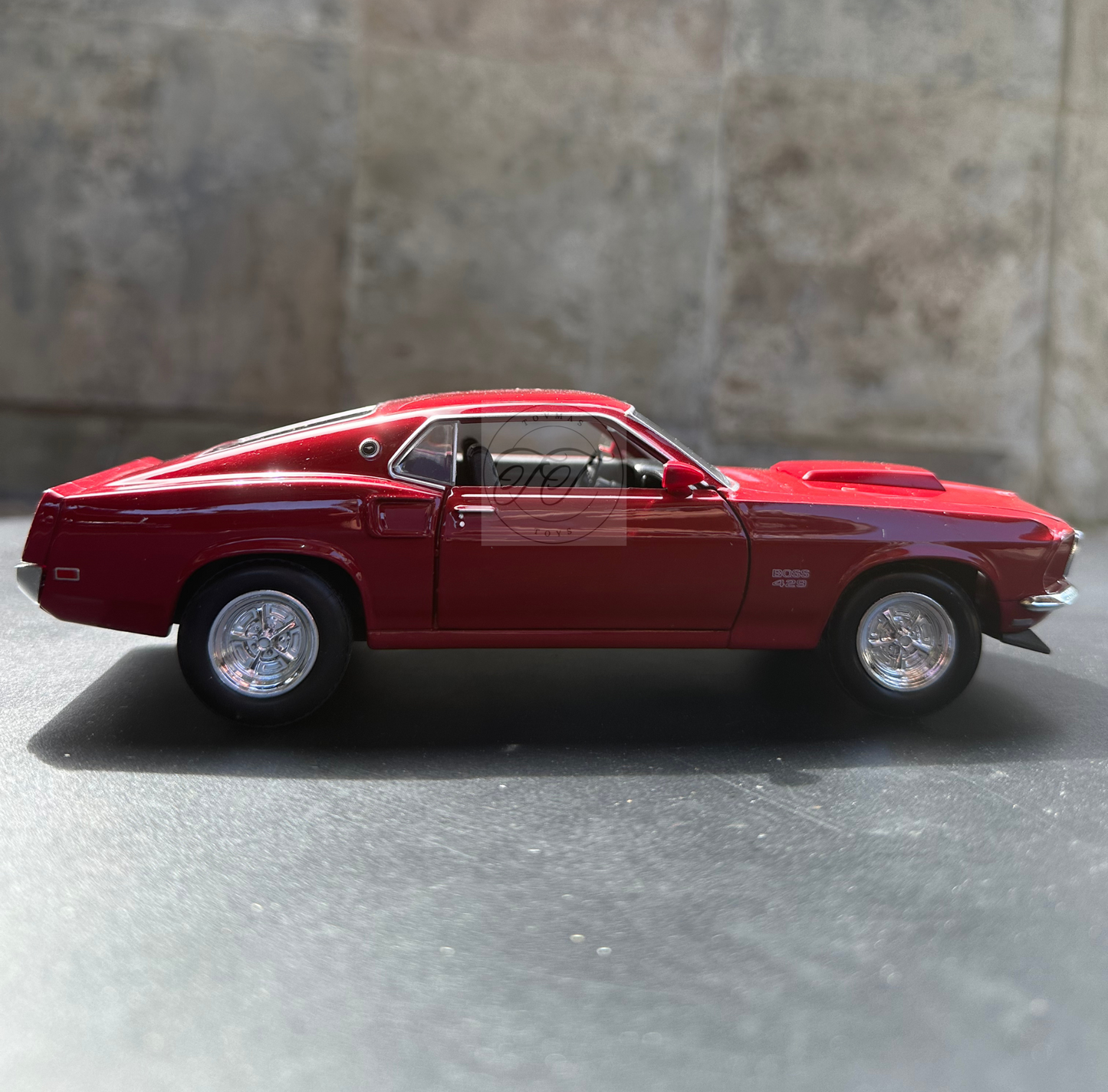 WELLY 1:24 SCALE 1969 FORD MUSTANG BOSS 429 RED