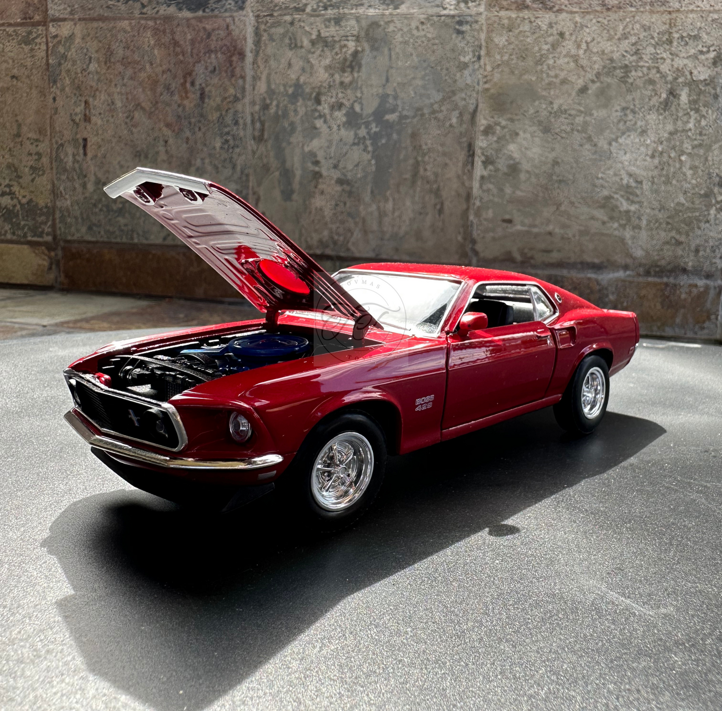 WELLY 1:24 SCALE 1969 FORD MUSTANG BOSS 429 RED