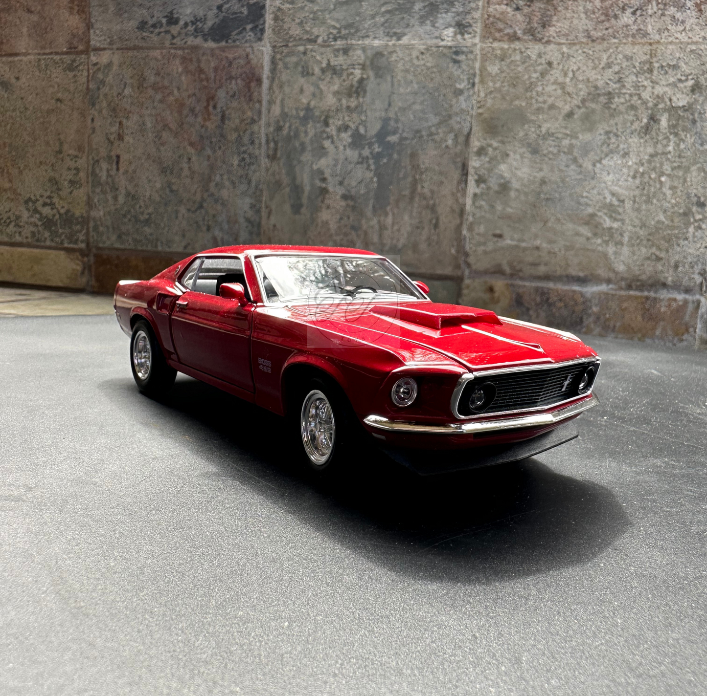 WELLY 1:24 SCALE 1969 FORD MUSTANG BOSS 429 RED