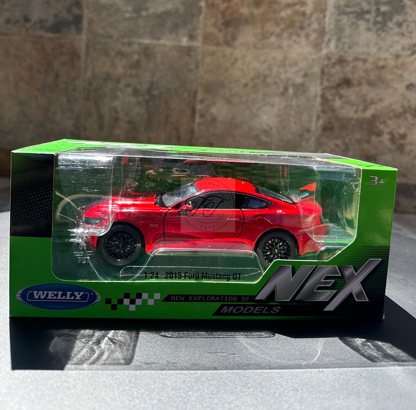 WELLY 1:24 SCALE 2015 FORD MUSTANG GT RED